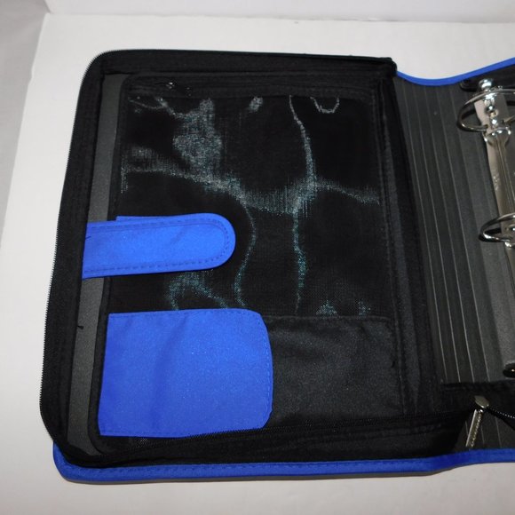 Mead Five Star 2" Multi Access File Binder Blue White Black New with Tag - Picture 7 of 8